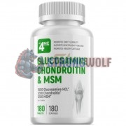 Glucosamine Chondroitin & MSM (180 шт), 4Me Nutrition