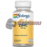 Zinc 50 мг (100 шт), Solaray