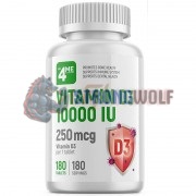 Vitamin D3 (180 шт по 250 мкг), 4Me Nutrition