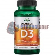 Vitamin D3 (250 шт по 25 мкг: 1000 МЕ), Swanson