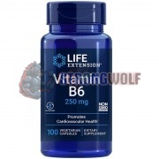 Vitamin B6 250 мг (100 шт по 250 мг), Life Extension
