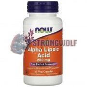 Alpha Lipoic Acid (60 шт по 250 мг), NOW Foods