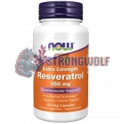 Resveratrol [Extra Strength] (60 шт), NOW Foods