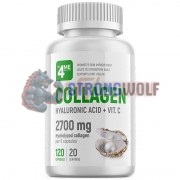 Collagen Hyaluronic Acid Vit. C (120 шт), 4Me Nutrition