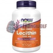 Lecithin [Non-GMO] (100 шт по 1200 мг), NOW Foods