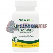 Melatonin [Mint Flavored] (60 шт), Nature's Plus
