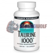 Taurine (120 шт по 1000 мг), Source Naturals